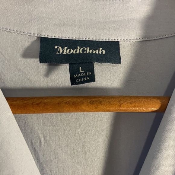 ModCloth Womens Linen Blend Academia Size Large Dress - Picture 2 of 4